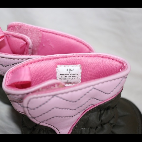 Sz 2 infant Trimfoot Co. LLC boots baby girls - Picture 3 of 5